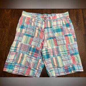Charleston Threads Pastel Patchwork Chino Shorts Men’s Size 34
